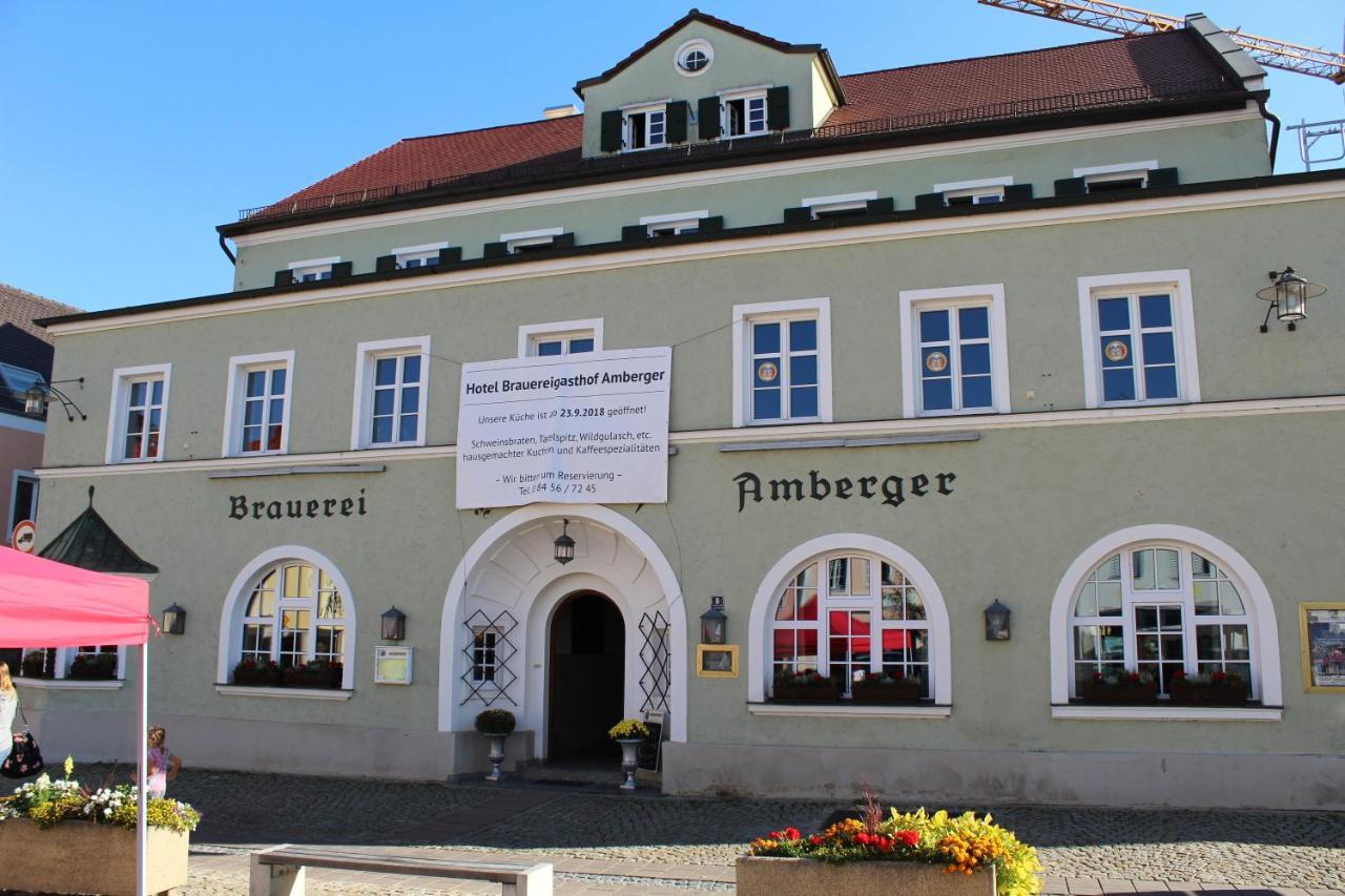 Hotel Brauereigasthof Amberger Kosching Dış mekan fotoğraf