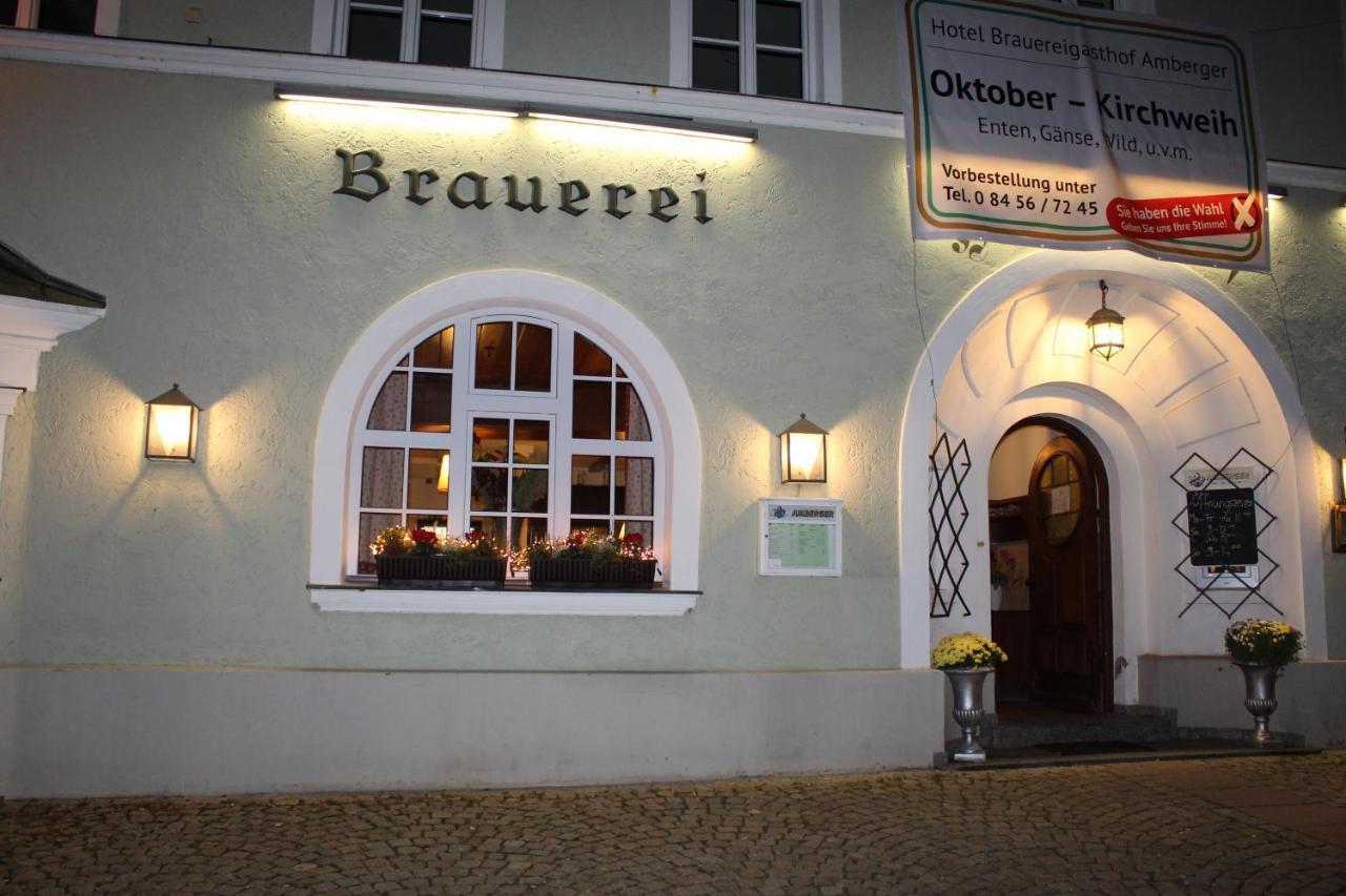 Hotel Brauereigasthof Amberger Kosching Dış mekan fotoğraf